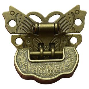 仿古锁扣搭扣箱扣复古箱子锁锁片搭中式仿古锁挂锁老式迷你小锁头