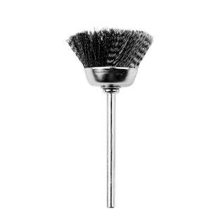 铜刷电磨钢丝轮钢丝铜丝刷头抛光打磨轮除锈文玩清理缝隙电动工具