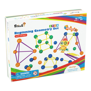 FritzS空间思维立体数学拼插积木想象力益智逻辑几何百变教具玩具