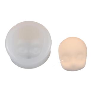 【LL】原创Q版 有鼻子有眼眶馒头包子通用硅胶脸模超轻粘土翻模