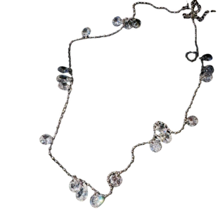 法拉赫花环宝石胸针星河璀璨镀18K金满天星露珠锆石耳环时尚百搭