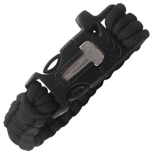 汉道多功能求生手绳手链打火伞绳登山绳生存绳求生口哨应急逃生绳