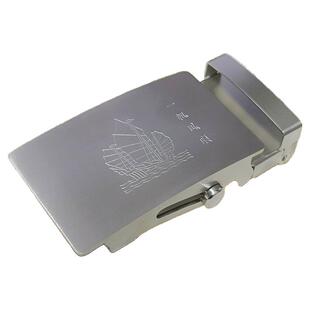 滚轴自动扣头腰带男士头层牛皮皮带无牙无孔裤带扣加厚不锈钢滚柱