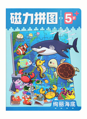 3到6岁海洋动物磁力拼图