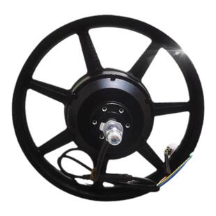 雅迪折叠车电机14寸48V铝合金无刷有齿力威小咪代驾车高速电机