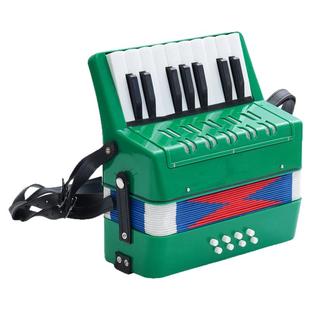 迷你儿童手风琴 益智乐器玩具音乐早教节日礼物 7键贝司17键乐器