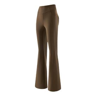 蕉下暴走微喇裤女高腰提臀瑜伽裤外穿训练长裤运动焦下微喇长裤