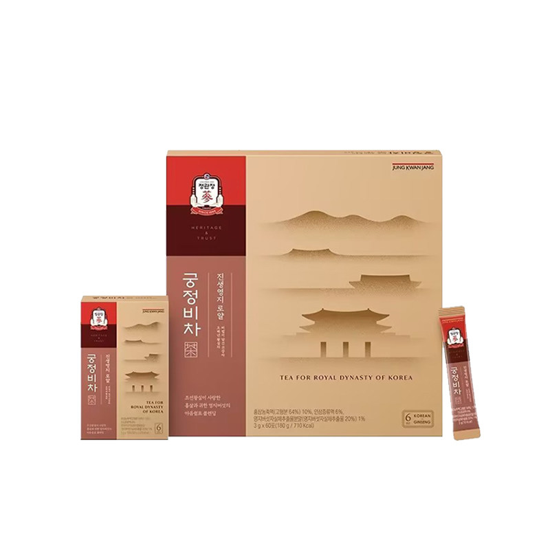 正官庄红参茶灵芝茶韩国直邮