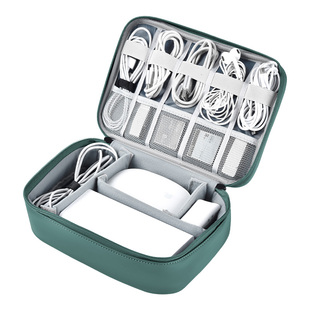 数据线箱型收纳包充电宝线头ipad便携移动电源硬盘耳机数码配件保护套大容量电子产品手机鼠标袋充电器收纳盒