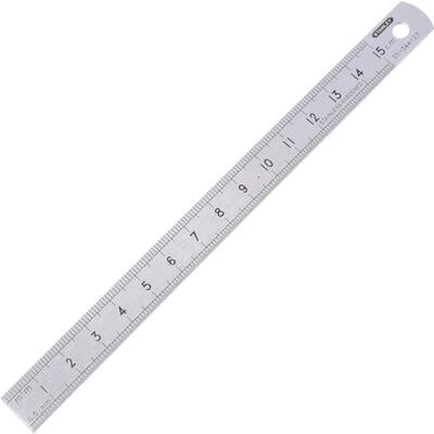 史丹利不锈钢直尺双面刻度