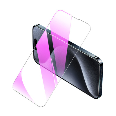 适用苹果15系列钢化膜满屏覆盖