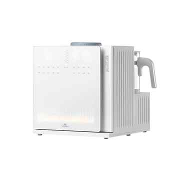 英氏Yeehoo奶瓶消毒柜三合一喂养台烘干紫外线婴儿宝宝专用恒温壶实付386元到手包邮