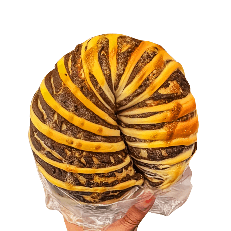 老式红豆沙面包圈夹心面包