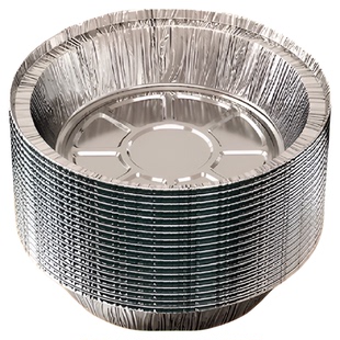 优勤空气炸锅专用纸家用锡纸盘加厚烧烤锡箔纸盘圆形铝箔纸锡纸碗