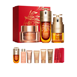 【新年礼物】全新娇韵诗双萃三部曲双萃精华眼霜弹簧面霜套装