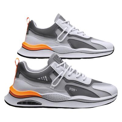 阿甘鞋男鞋夏季新款透气网面运动鞋男潮流百搭厚底跑步休闲老爹鞋