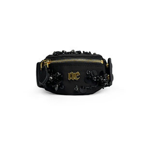 ECHOADE精美别致Lace-up Mini Clutch Bag真丝缎面羊皮迷你手臂包