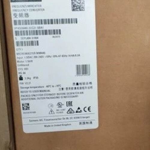 议价西门子6SE6440-2AB21-5BA1变频器MM440 带内置式滤波器220V 1
