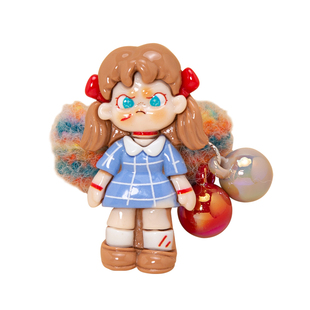 可爱个性特潮女孩手办发绳发圈童趣超萌精致头绳橡皮筋扎头发饰品