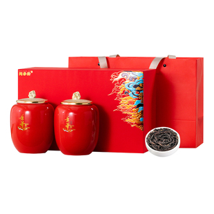 闽春韵武夷山新茶特级大红袍茶叶茶罐礼盒装自己喝送礼长辈