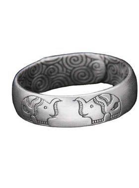 吉祥新款s99足银复古男士开口