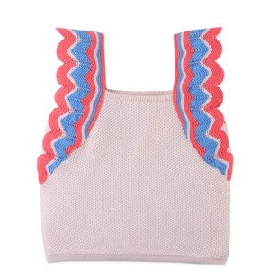 54 Little 菲律宾gingersnaps SS25女宝吊带短袖短裤牛仔裤