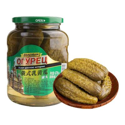 俄式酸黄瓜0脂肪爽脆青瓜咸菜