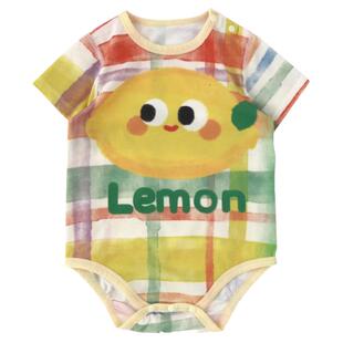 WHYLOOK水果婴儿衣服夏季男女宝宝连体衣纯棉包屁衣可爱爬爬服