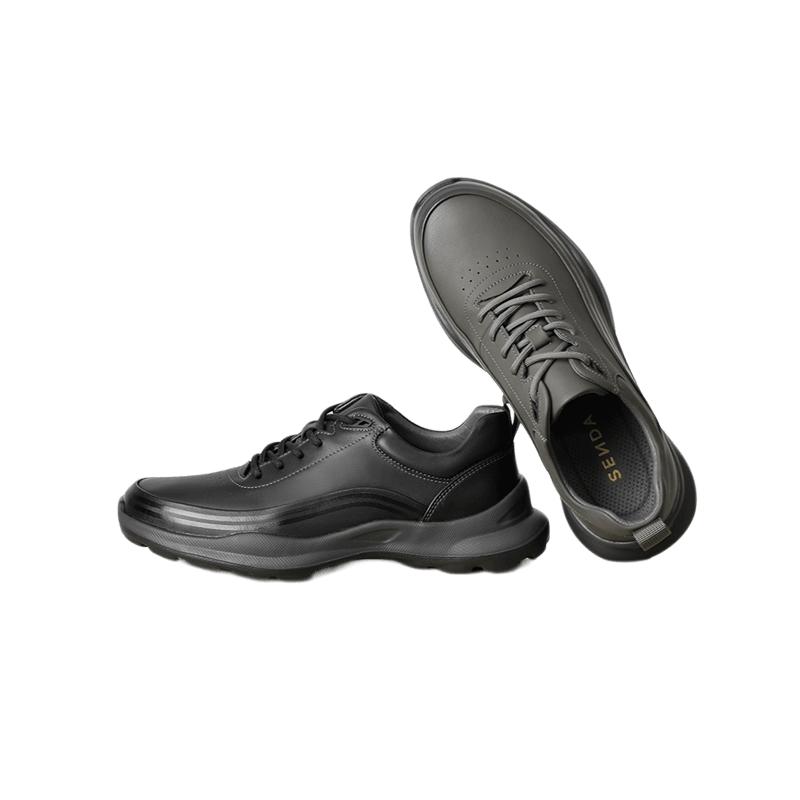 森达健步鞋男春秋商场同款舒适户外运动跑步鞋男士休闲鞋1GD01AM3 森达健步鞋男春秋商场同款舒适户外运动跑步鞋男士休闲鞋1GD01AM3