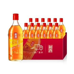 和酒金色年华 上海老酒八年陈500ml*12瓶装黄酒 整箱 8年加饭酒