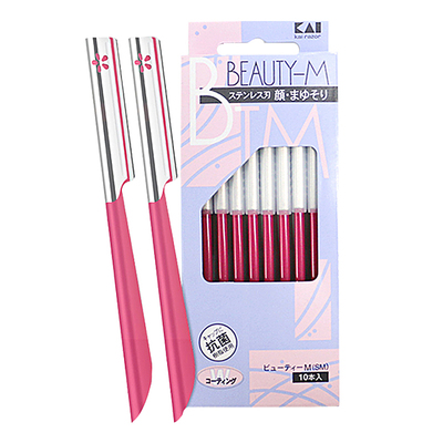 贝印修眉刀片刮眉刀男女修眉刀片