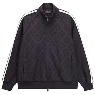 Ed Hardy埃德哈迪春季流行新款提花宽松微落肩男士拉链衫卫衣