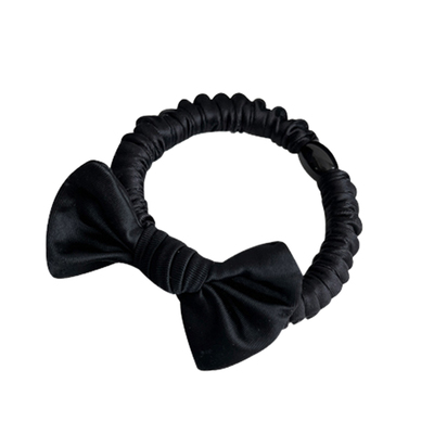 韩系缎面蝴蝶结小肠发圈女高级感