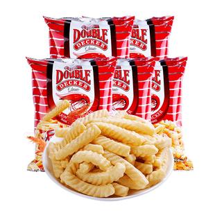 MAMEE/妈咪马来西亚进口原味虾条3袋非油炸膨化零食休闲食品美食