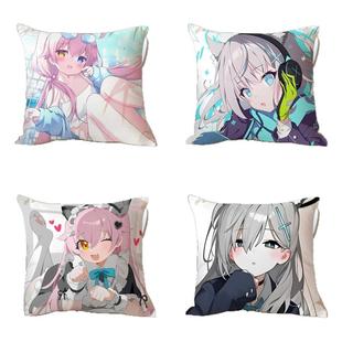 碧蓝档案周边二次元抱枕枕头宿舍白子靠枕靠垫动漫游戏朋友礼物