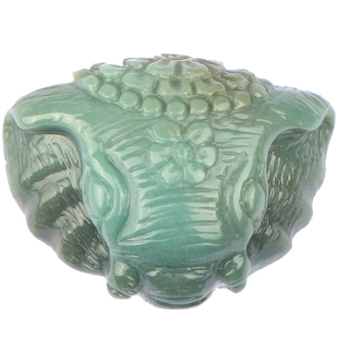 梵峙阿拉善配饰大象神多宝散珠挂件吊坠绿松色