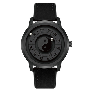 原创磁小众手表表十二时辰地支八卦国风日晷太极男款稀奇古怪礼盒