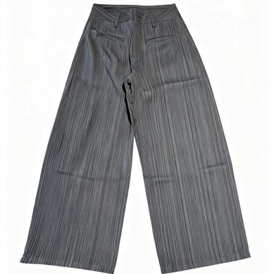 COLDSTONE复古老钱风条纹慵懒风阔腿裤男女宽松垂感直筒休闲裤