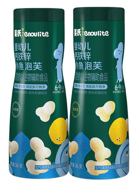 英氏小鱼泡芙宝宝泡芙婴儿零食