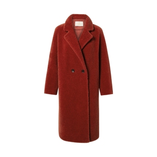 【年货新降】【美丽诺羊毛】ELSEWHERE珂思羊剪绒毛呢大衣外套冬