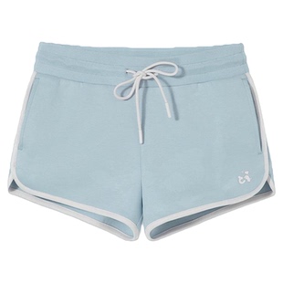 PSO Brand女装莱赛尔复古撞色修身运动女士短裤显瘦显高休闲裤子