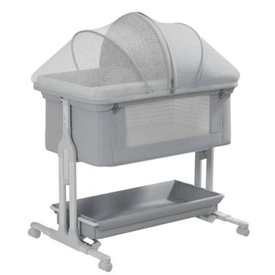 泰美高婴儿床可折叠移动拼接大床