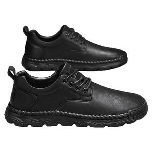 康龙男鞋2025新款低帮商务皮鞋男士百搭潮鞋软底英伦风时尚休闲鞋