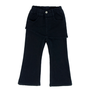 女童裤子牛仔裤2026春秋新款中大童洋气喇叭裤春季小女孩韩版长裤