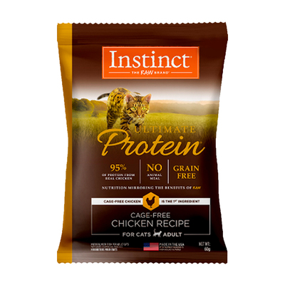 【超想试】Instinct天然百利美国进口高蛋白鸡肉全猫粮试吃装60g