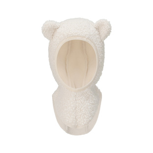 丹麦MINI A TURE童装25冬新宝宝小童摇粒绒大象帽套头帽子围脖