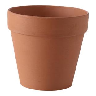 红陶土大口径田园客厅落地带底孔圆形花盆透气强吸水性强特价包邮