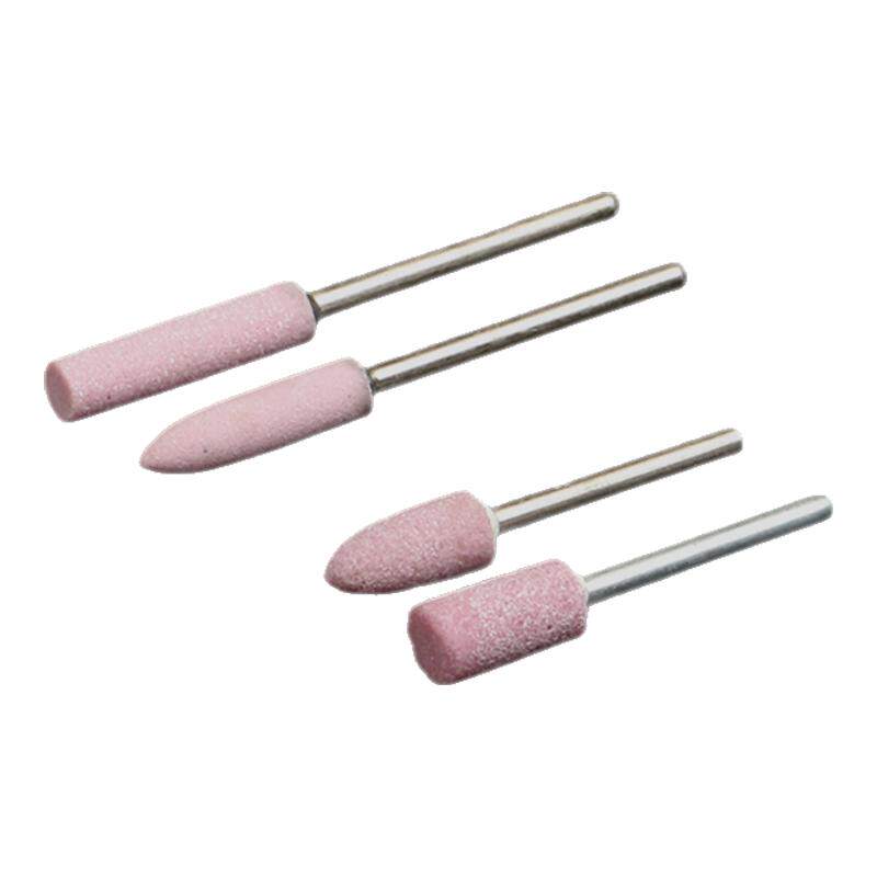 电磨机砂轮打磨头 3mm/6mm柄子弹毛刺打磨金属除锈抛光圆柱打磨头