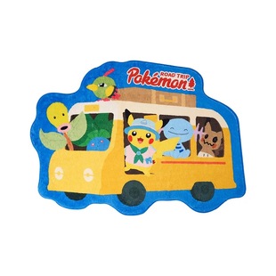宝可梦地毯皮卡丘一路梦旅宝宝巴士车装饰卡通可爱可上墙挂毯地毯