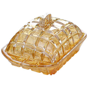 玻璃带盖蛋糕盘小试吃盘水果盘家用糖果盘零食盘点心盘网红甜品盘